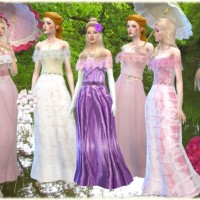 Venus Dress by Sentate at TSR » Sims 4 Updates