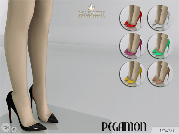 Sims 4 Madlen Pegamon Shoes by MJ95 at TSR