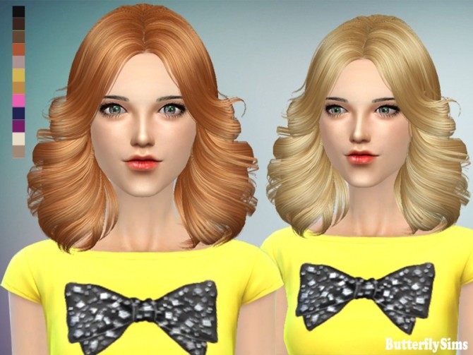 Sims 4 B fly hair af p089 no hat (Pay) at Butterfly Sims