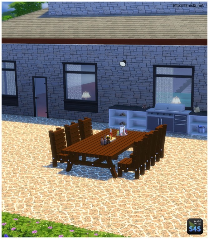Sims 4 Outdoor Timber Set at    select a Sites   