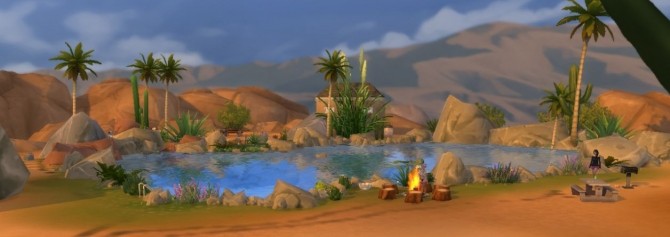 Sims 4 Oasis Lake National Park , Swimming , Fishing by mrsyule at Mod The Sims