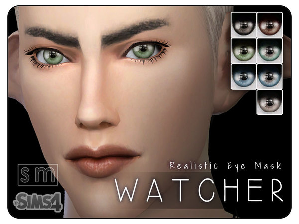 Sims 4 Watcher Realistic Eye Mask by Screaming Mustard at TSR