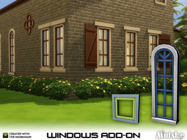 Sims 4 EA Window Add on Part 2 by mutske at TSR
