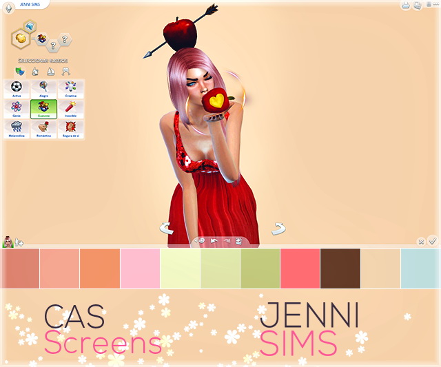 Sims 4 Tropical Nights CAS Screens at Jenni Sims