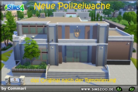 Police station by Commari at Blacky’s Sims Zoo
