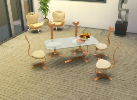 TS2 to TS4 Milano Royale Dining Set by LOolyharb1 at Mod The Sims