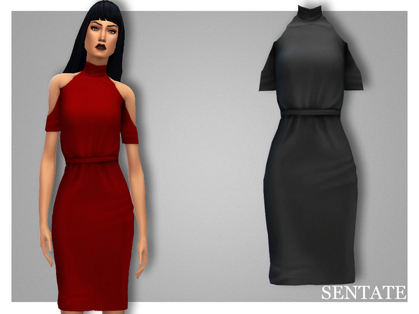 Sims 4 Fabian Dress by Sentate at TSR