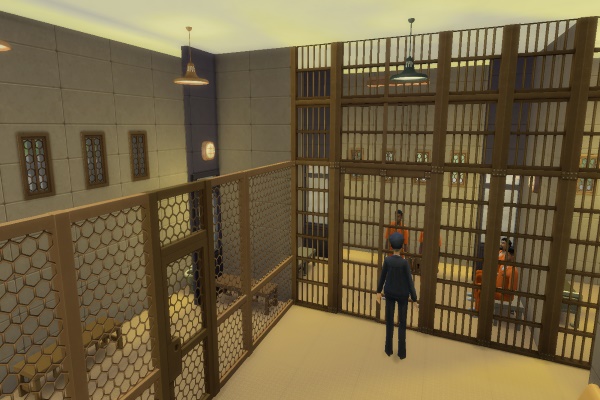 Sims 4 Police station by Commari at Blacky’s Sims Zoo