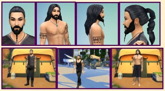 Sims 4 Jason Momoa as Khal Drogo at Birksches Sims Blog
