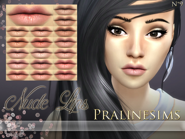 Sims 4 Lips by Pralinesims at TSR