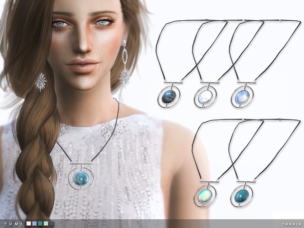 Sims 4 Yumi Necklace by toksik at TSR