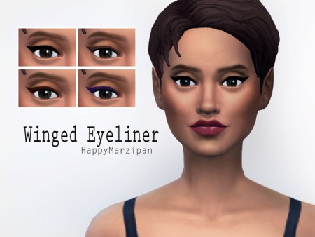 Winged Eyeliner by HappyMarzipan at TSR