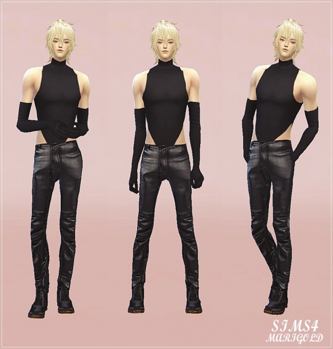 Male sleeveless top at Marigold » Sims 4 Updates