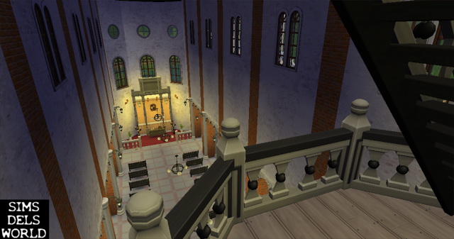 Sims 4 Medieval Monastery at SimsDelsWorld