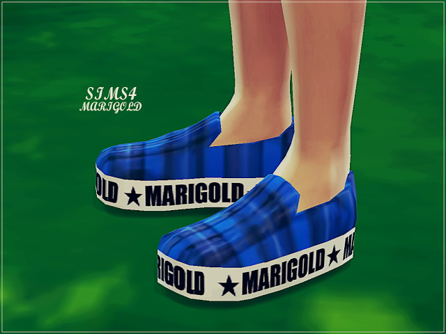 Sims 4 Male platform slip on at Marigold
