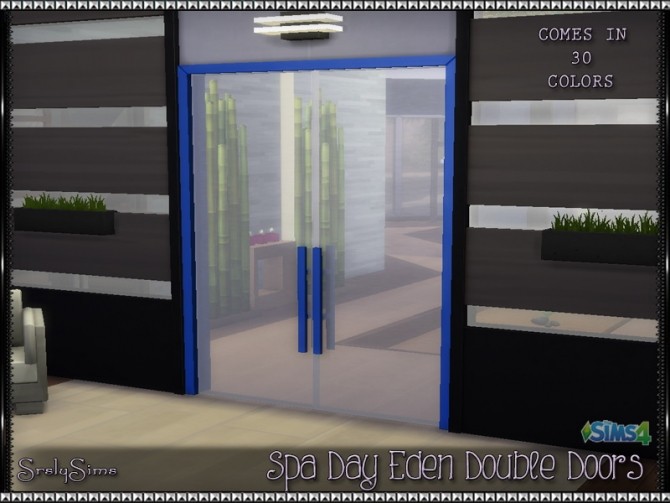 Sims 4 Welcome to Eden Double Doors at SrslySims