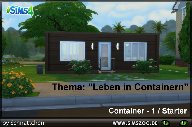 Sims 4 Container 1 house by Schnattchen at Blacky’s Sims Zoo