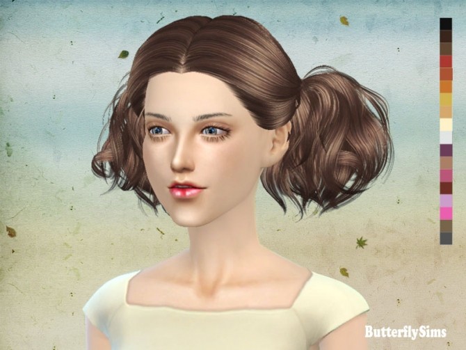 Sims 4 B fly hair 088 no hat (Pay) at Butterfly Sims