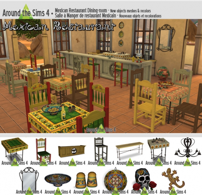 Mexican Restaurant at Around the Sims 4 » Sims 4 Updates