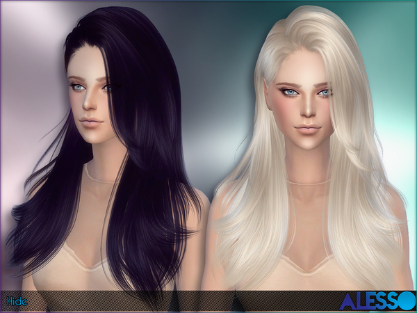 Sims 4 Hide Hair by Alesso at TSR