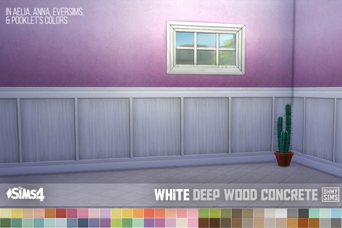 White Paneling Deep Wood Wallpapers At Oh My Sims 4 Sims 4 Updates