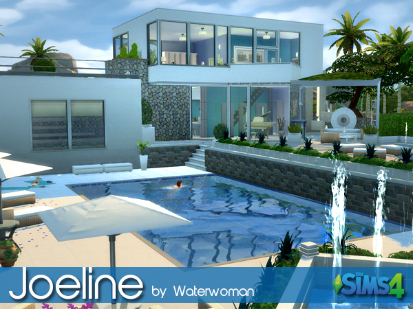 Sims 4 Joeline house by Waterwoman at Akisima