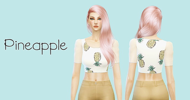 Sims 4 Summer Tops by Turquoise at Sims Fans