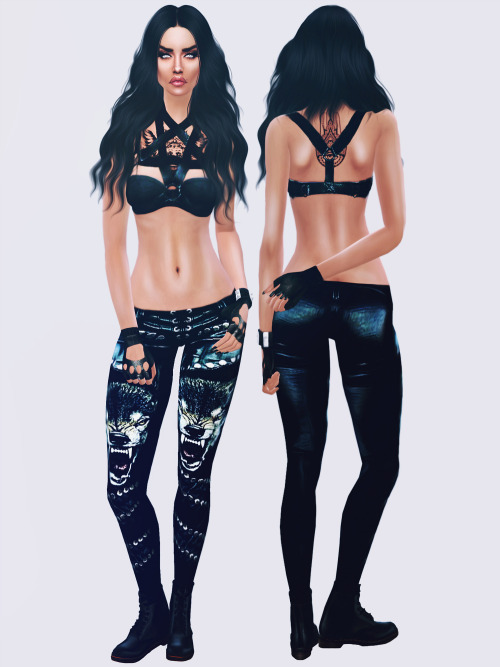 Sims 4 Toxic Vision Wolf Pants at Fashion Royalty Sims
