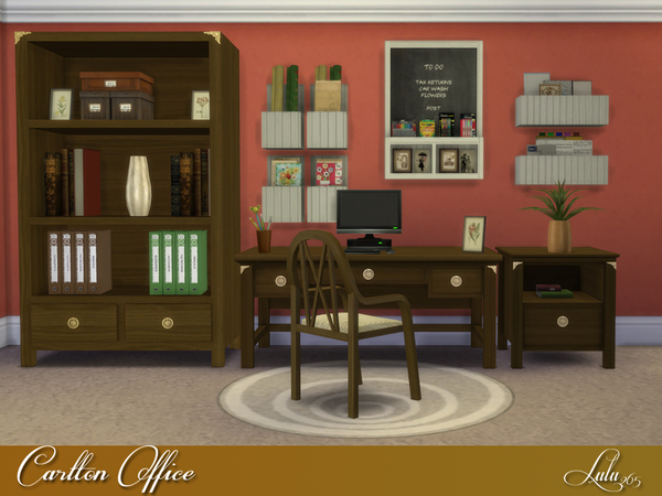Sims 4 Carlton Office by Lulu265 at TSR