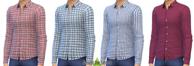 Shirts and chinos by Sandy at Around the Sims 4 » Sims 4 Updates