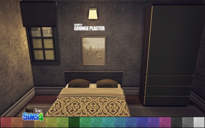 Sims 4 Slightly Grunge Plaster at Onyx Sims