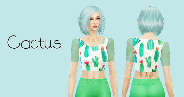 Sims 4 Summer Tops by Turquoise at Sims Fans
