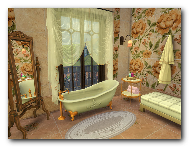 Sims 4 In Berendeevo house at Architectural tricks from Dalila