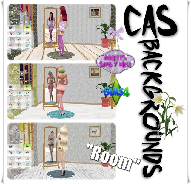 Sims 4 CAS Backgrounds Room at Annett’s Sims 4 Welt
