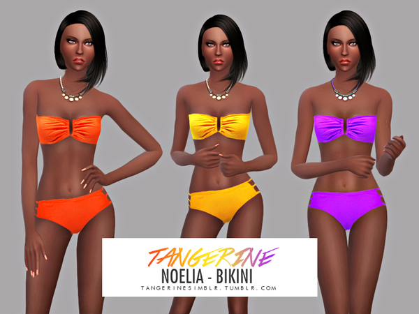 Sims 4 Noelia Bikini by tangerinesimblr at TSR
