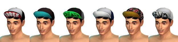 Sims 4 Flat Brim hats for males at Clipit Sims