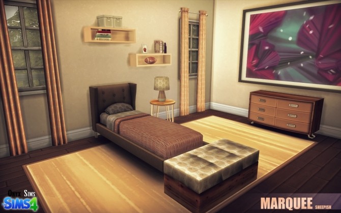 Sims 4 Marquee Bedroom Set at Onyx Sims