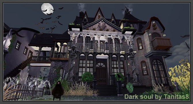Sims 4 Dark soul house at Tanitas8 Sims