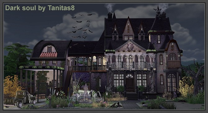 Sims 4 Dark soul house at Tanitas8 Sims