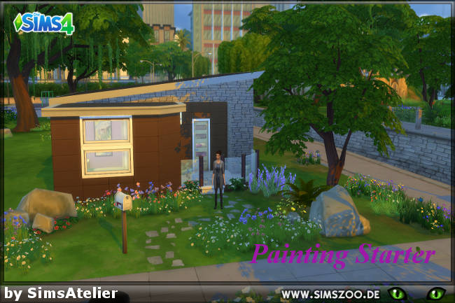 Sims 4 Painting Starter by SimsAtelier at Blacky’s Sims Zoo