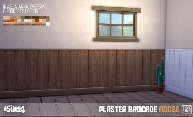 Brocade Accented Paneled Wall At Oh My Sims 4 Sims 4 Updates