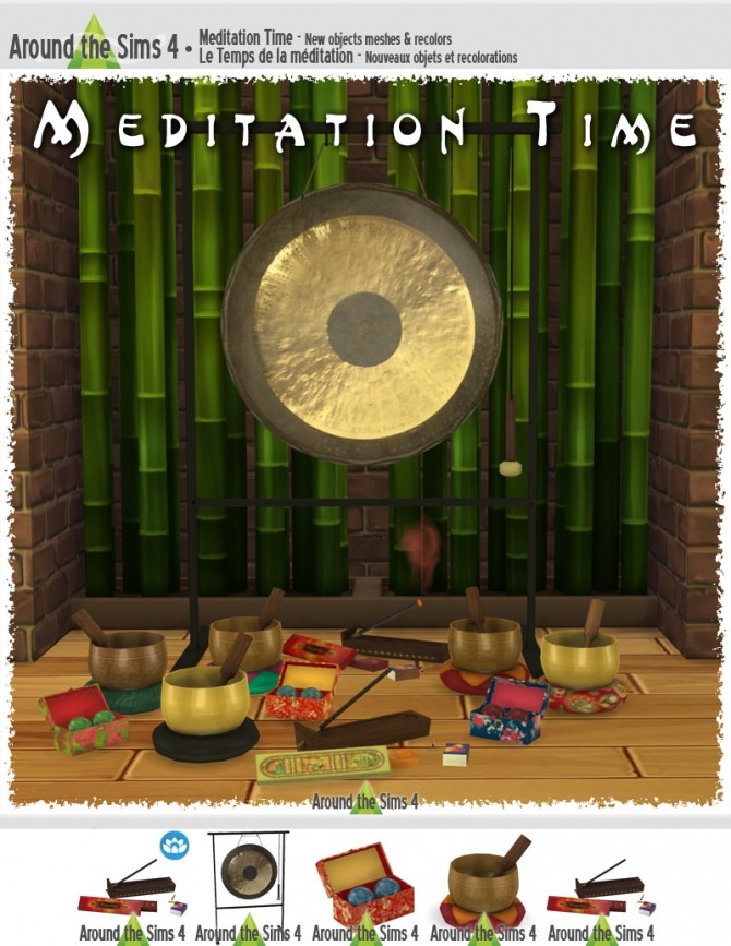 Sims 4 Meditation Time set at Around the Sims 4