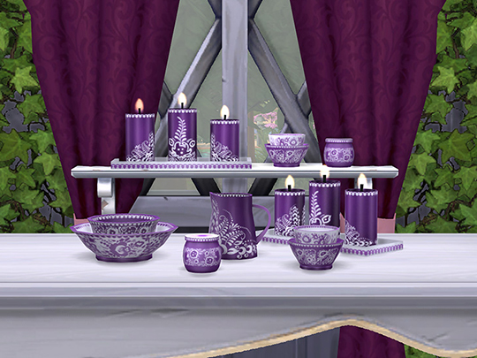 Sims 4 Slavic Tableware set at Soloriya