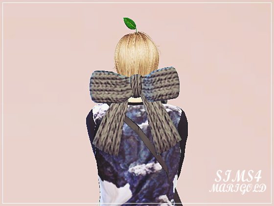 Sims 4 Leaf hair ACC at Marigold