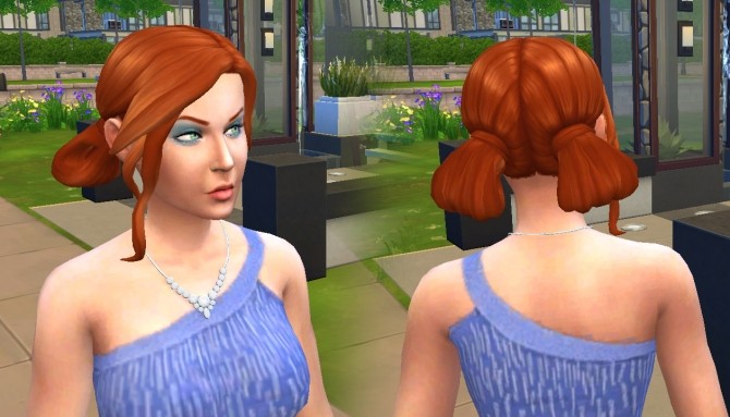 Sims 4 Triss Merigold Hairstyle at My Stuff