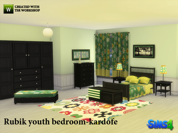 Sims 4 Daisy Master bedroom by kardofe at TSR
