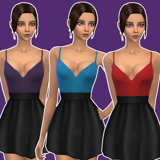 Sims 4 Recolours Of Sentates Shove Dress at Sentate