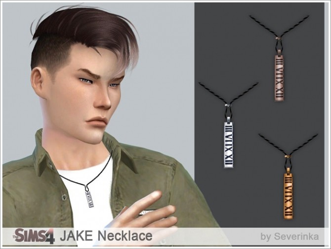 Sims 4 JAKE necklace & bracelet at Sims by Severinka