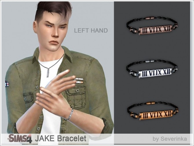 Sims 4 JAKE necklace & bracelet at Sims by Severinka