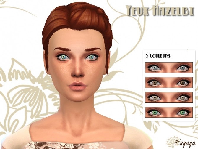 Sims 4 HAZELBI eyes by Fuyaya at Sims Artists